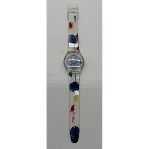 Swatch Jelly In Jelly Swatch Blue (Blue Man Group) Watch SUJK104C